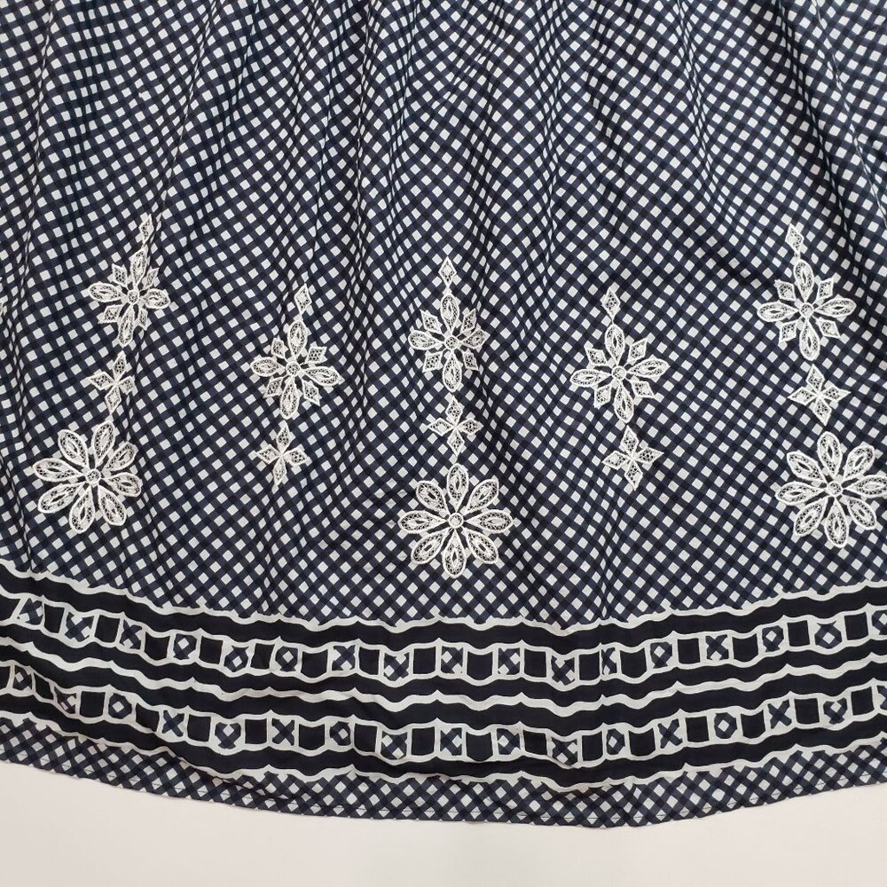 Banjanan Aurelia Victorian Gingham Maxi Dress Midnight Size M NWT - Picture 13 of 16